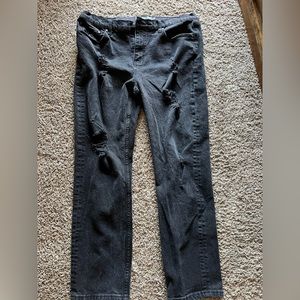 RSQ Seattle Skinny Taper Black Jeans 36x30